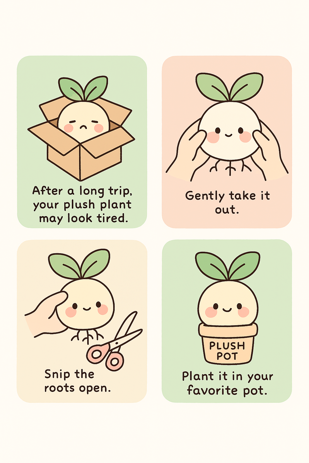 Strawberry plush plant