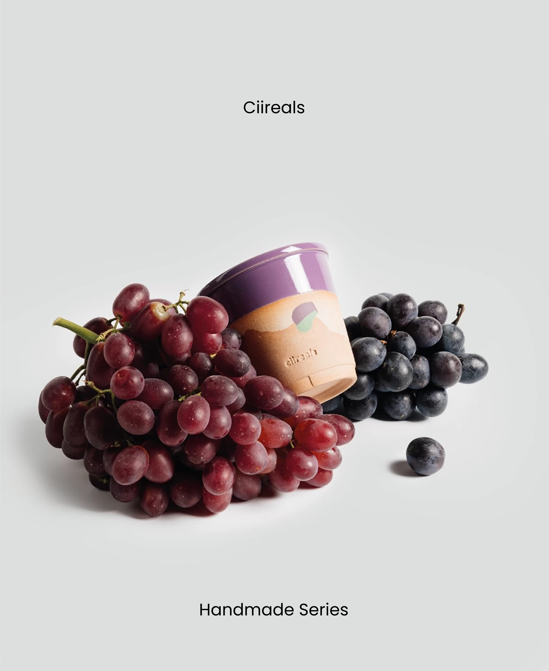 Ciireals® Little Grape Handmade Ceramic Pot
