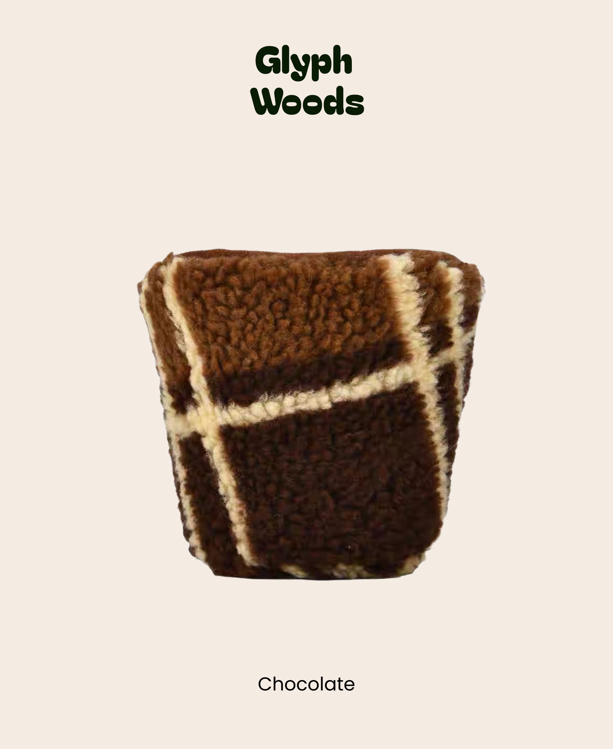 Chocolate plush pot