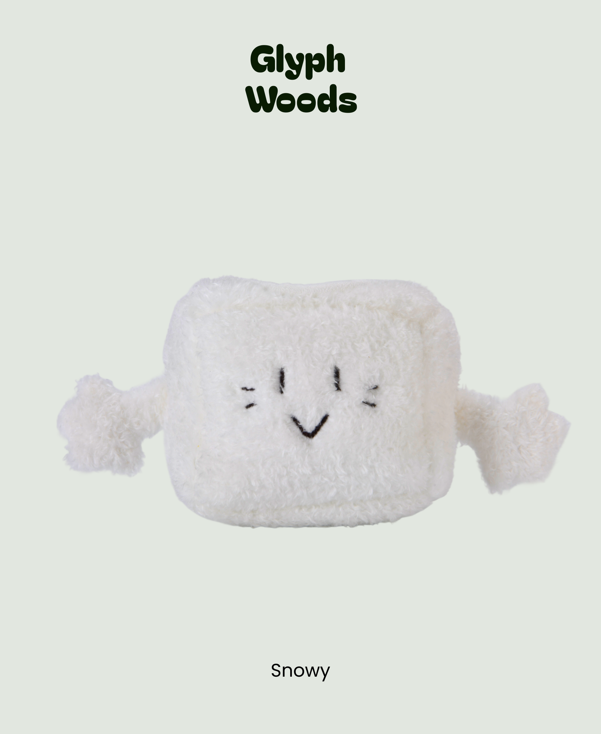 Tokyo Snowy plush pot