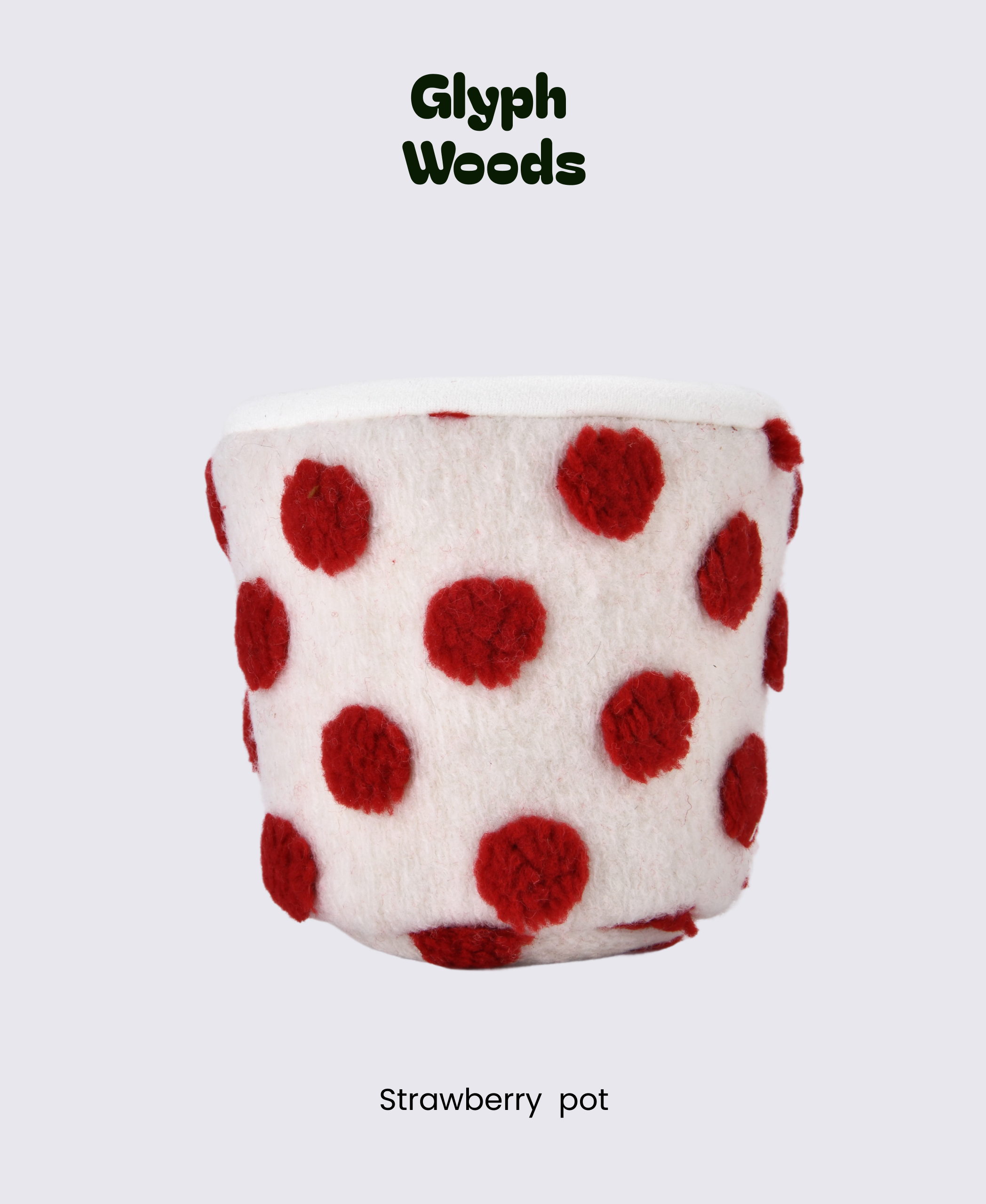 Strawberry Plush Pot