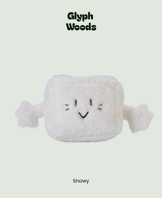 Tokyo Snowy plush pot